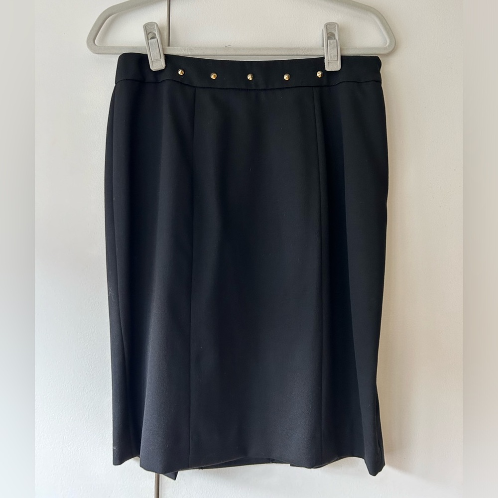 Loeffler Randall | studded pencil skirt | black